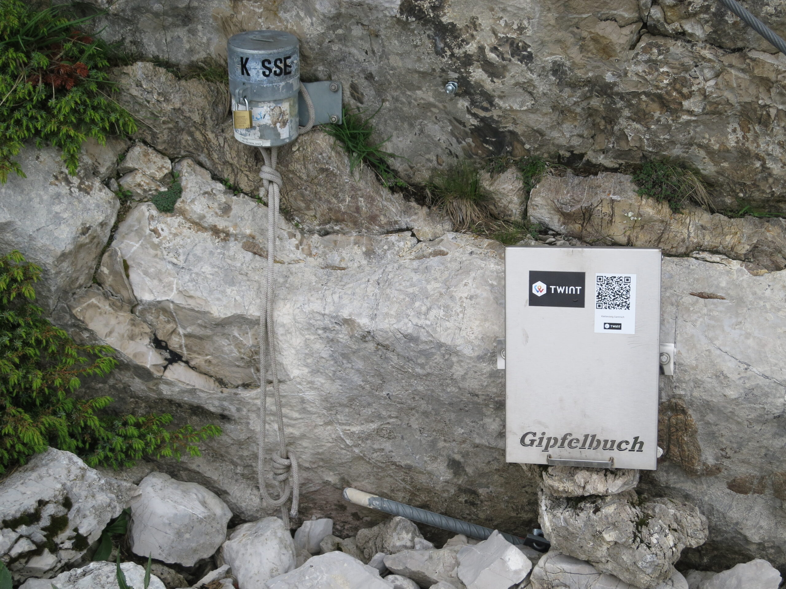 Twint im Klettersteig Gantrisch